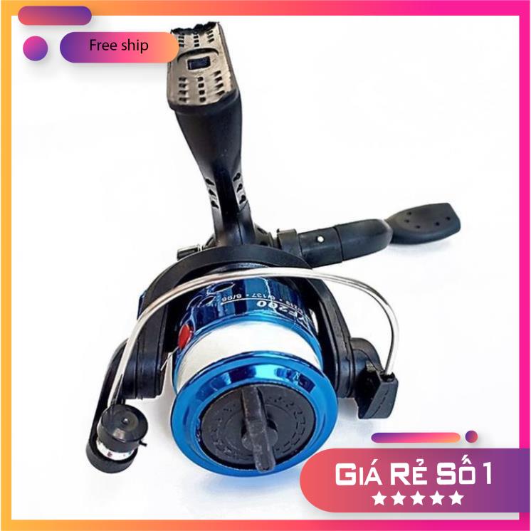 🐠 -BỘ CẦN CÂU MÁY 2M1 KÈM 10 MÓN PHỤ KIỆN  ĐỒ CÂU CHẤT LUONG 🐠