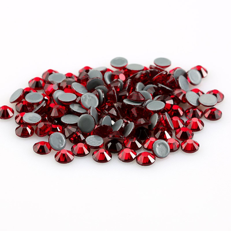 Set 1440 Hạt Đá Pha Lê Giả SS16-SS30 Siam Trang Trí Quần Áo DIY