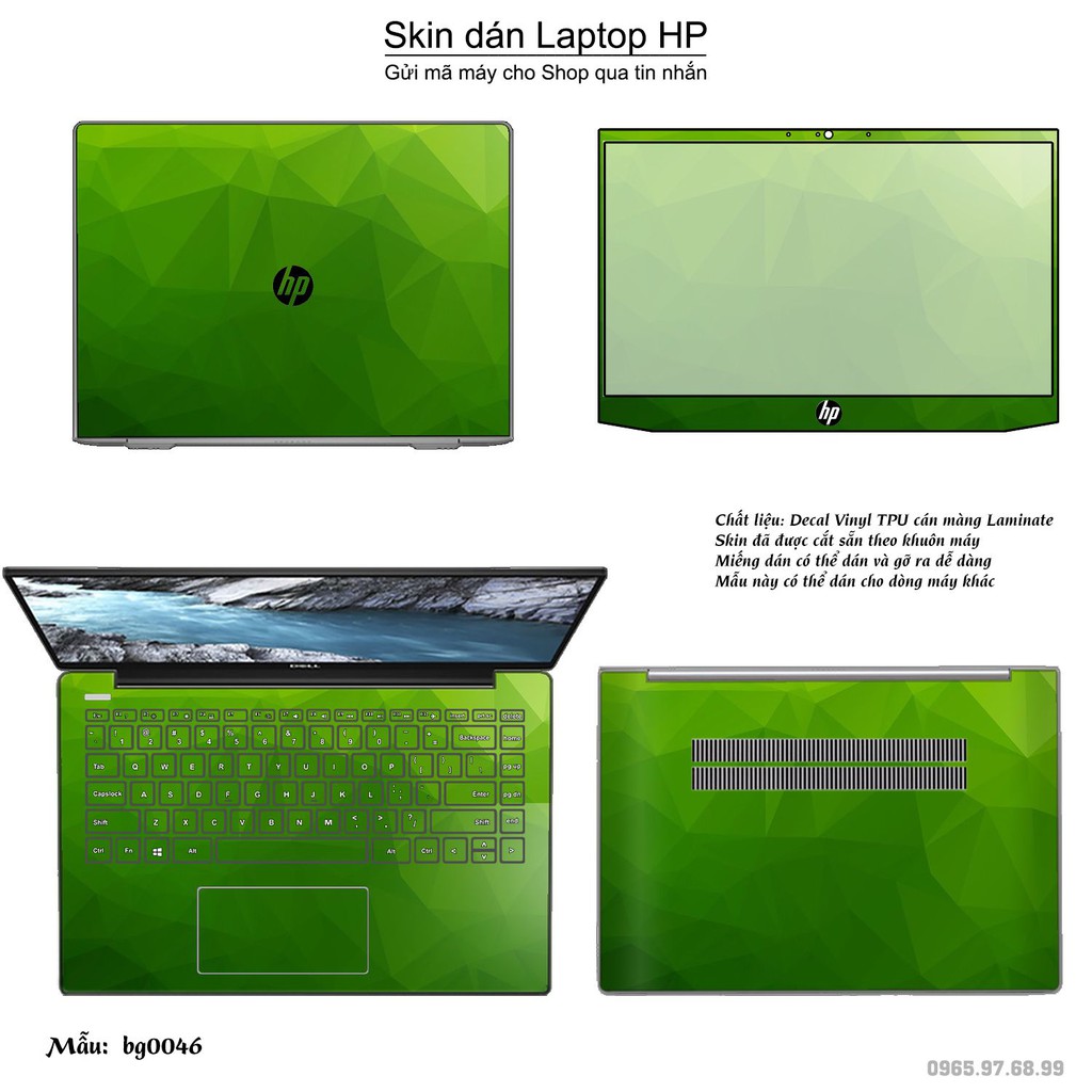 Skin dán Laptop HP in hình Vân kim cương _nhiều mẫu 2 (inbox mã máy cho Shop)