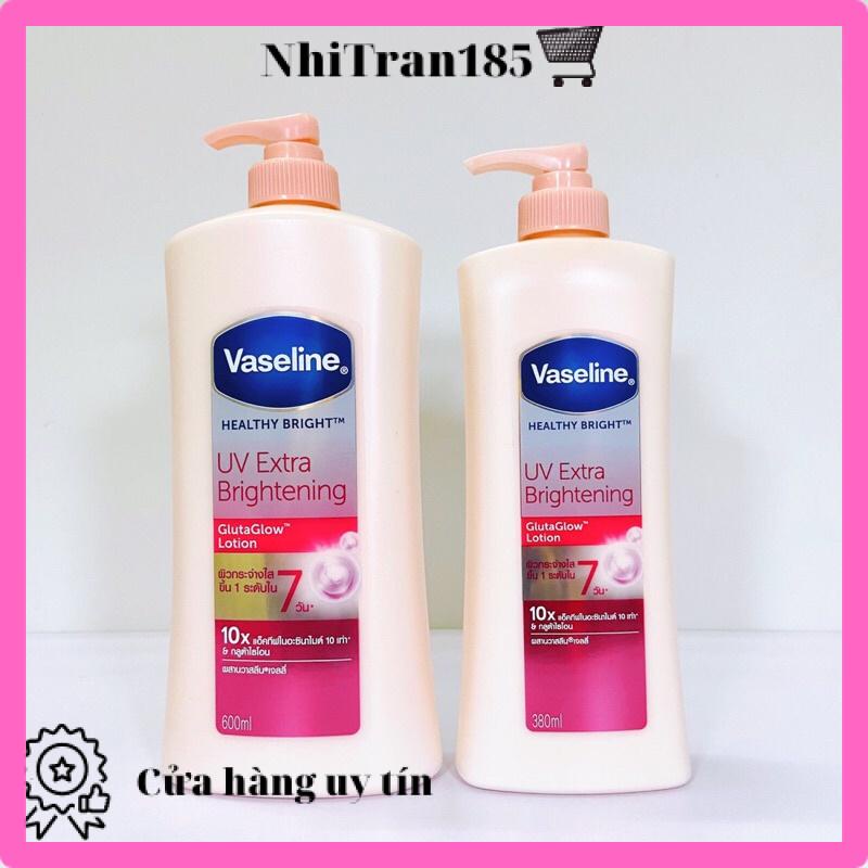 Vaseline 7x 380-570ml dưỡng trắng cấp ẩm Thái lan