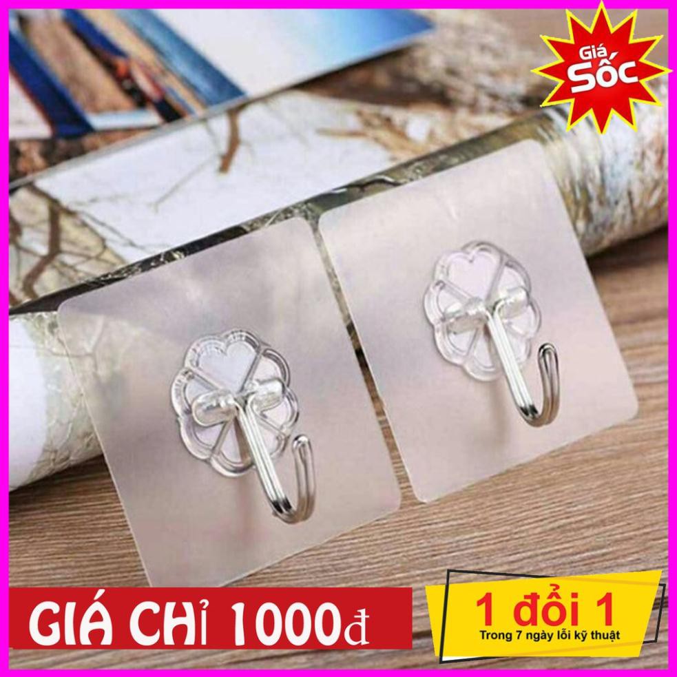 [ GIÁ CHỈ 1K ]Móc Dán Dính tường nhà bếp nhà tắm chịu lực siêu khỏe