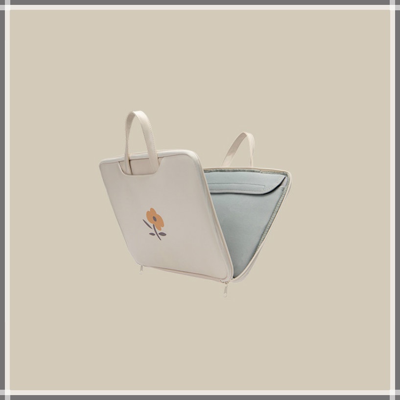 ⭐️With shoulder strap⭐️ Laptop Bags PU Computer Bag Waterproof Sleeve 13.3  Laptop Case 14 inch15 15.6inches