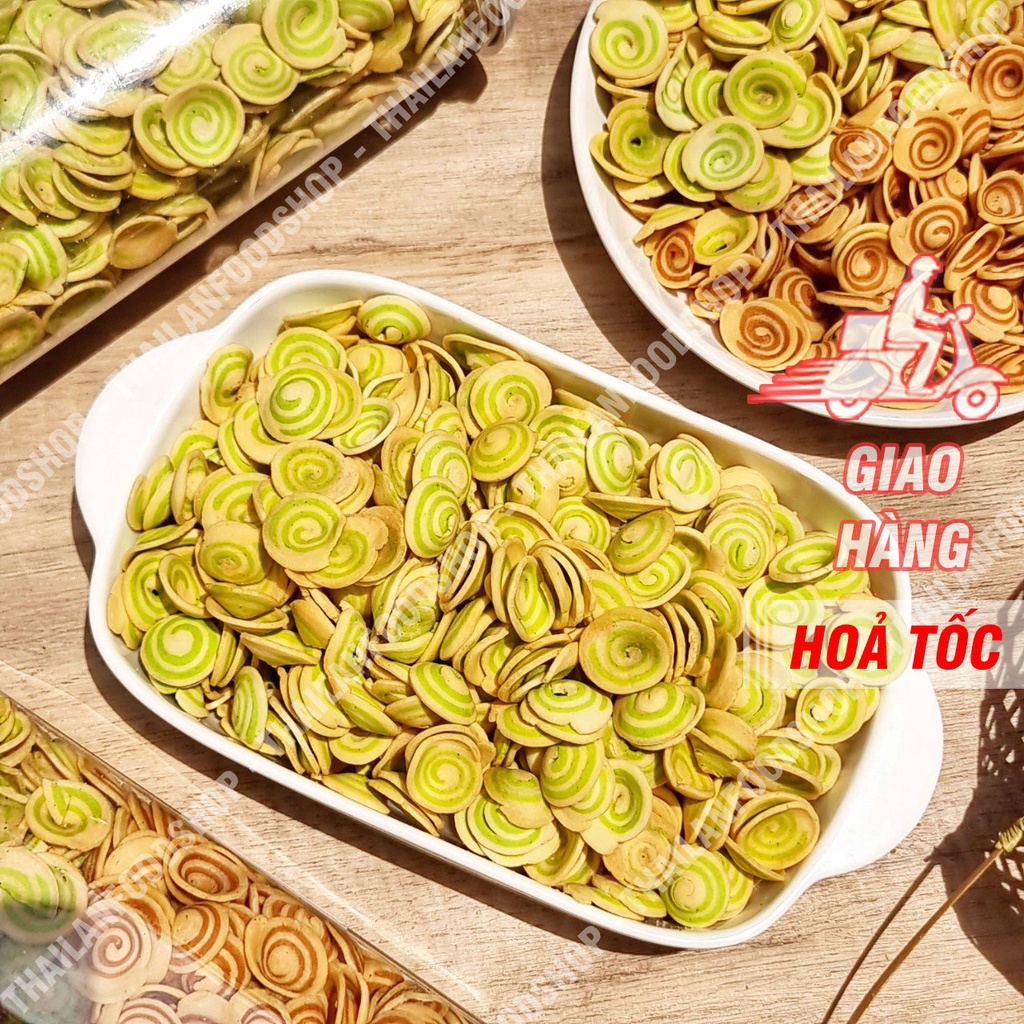 Bánh Tai Heo Nhí Trung Hiếu Vị Trà Xanh Túi 1kg