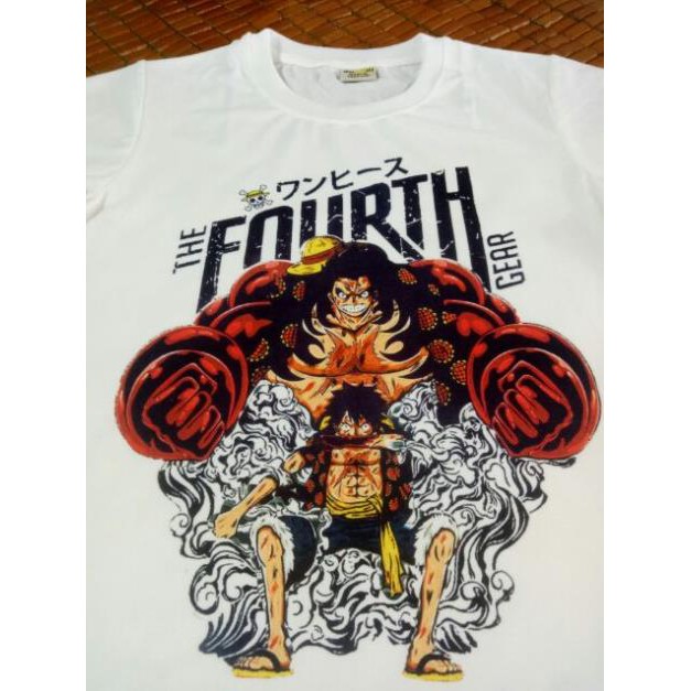 (HOT) Áo thun one piece luffy gear 4 siêu ngầu kèm ảnh thật (in tại shop)