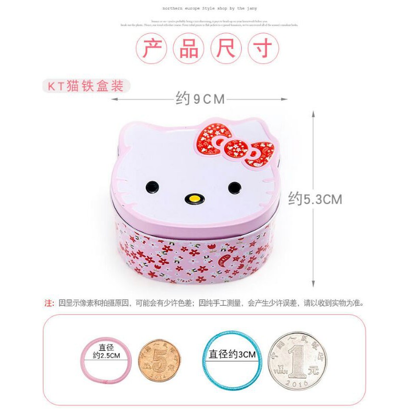 Bộ 100 Kẹp Tóc Hello Kitty Xinh Xắn Cho Bé Gái