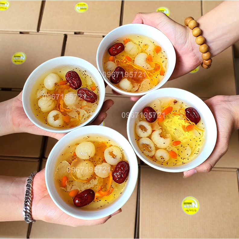 Chè dưỡng nhan tuyết yến - set nguyên liệu nấu 30 chén