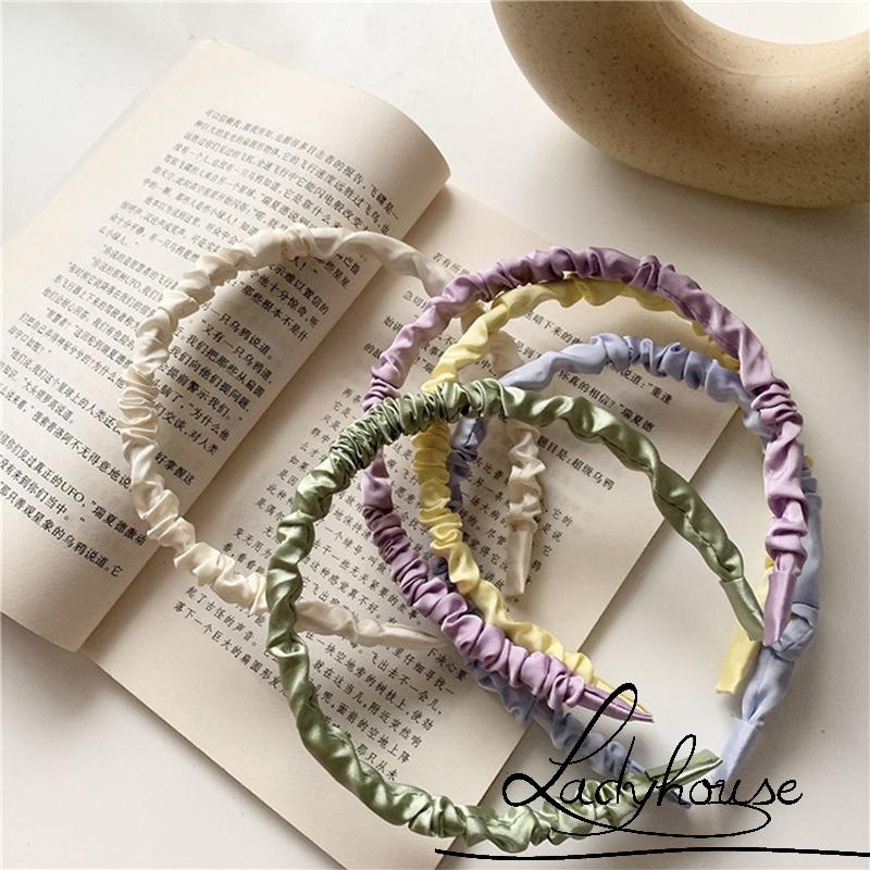 Băng đô cài tóc xếp ly phong cách sành điệu cho nữ