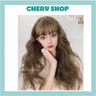 Tóc giả nguyên đầu nữ ❤️ FREESHIP 😘 tóc giả nguyên đầu xù lửng 8184