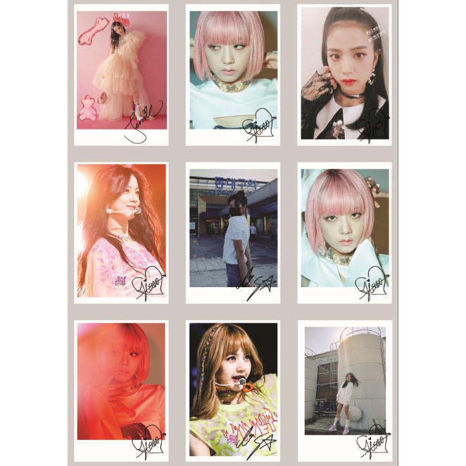 Lomo card ảnh BLACKPINK update Twitter 2 full 63 ảnh Có chữ ký