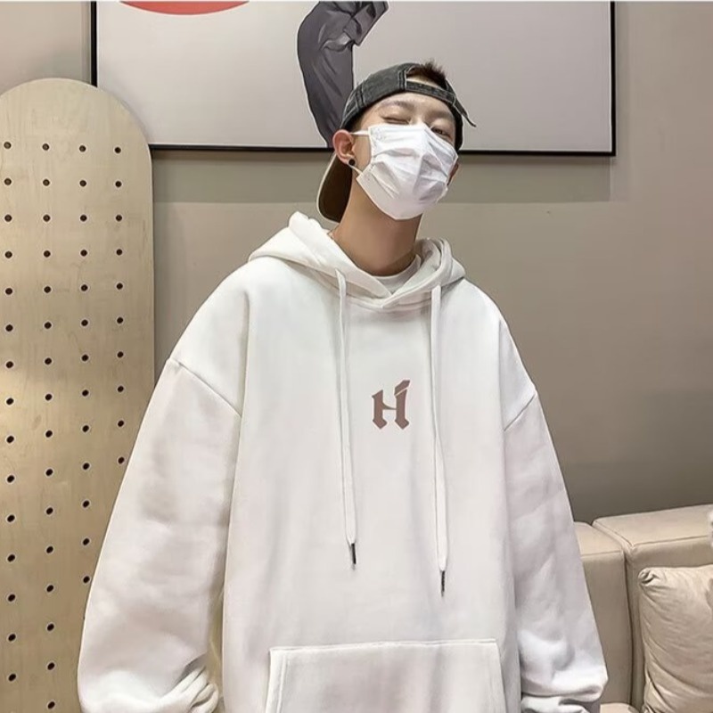 Áo Hoodie Mùa Thu Dáng Rộng Tay Dài In Họa Tiết Vintage Thời Trang Cho Nam Và Nữ