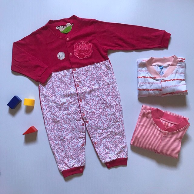 [MÃ SUPERKID GIÁ HỦY DIỆT] Bodysuit thun cotton Tay Dài quần Dài BÉ GÁI BabyBean (MẪU NGẪU NHIÊN)