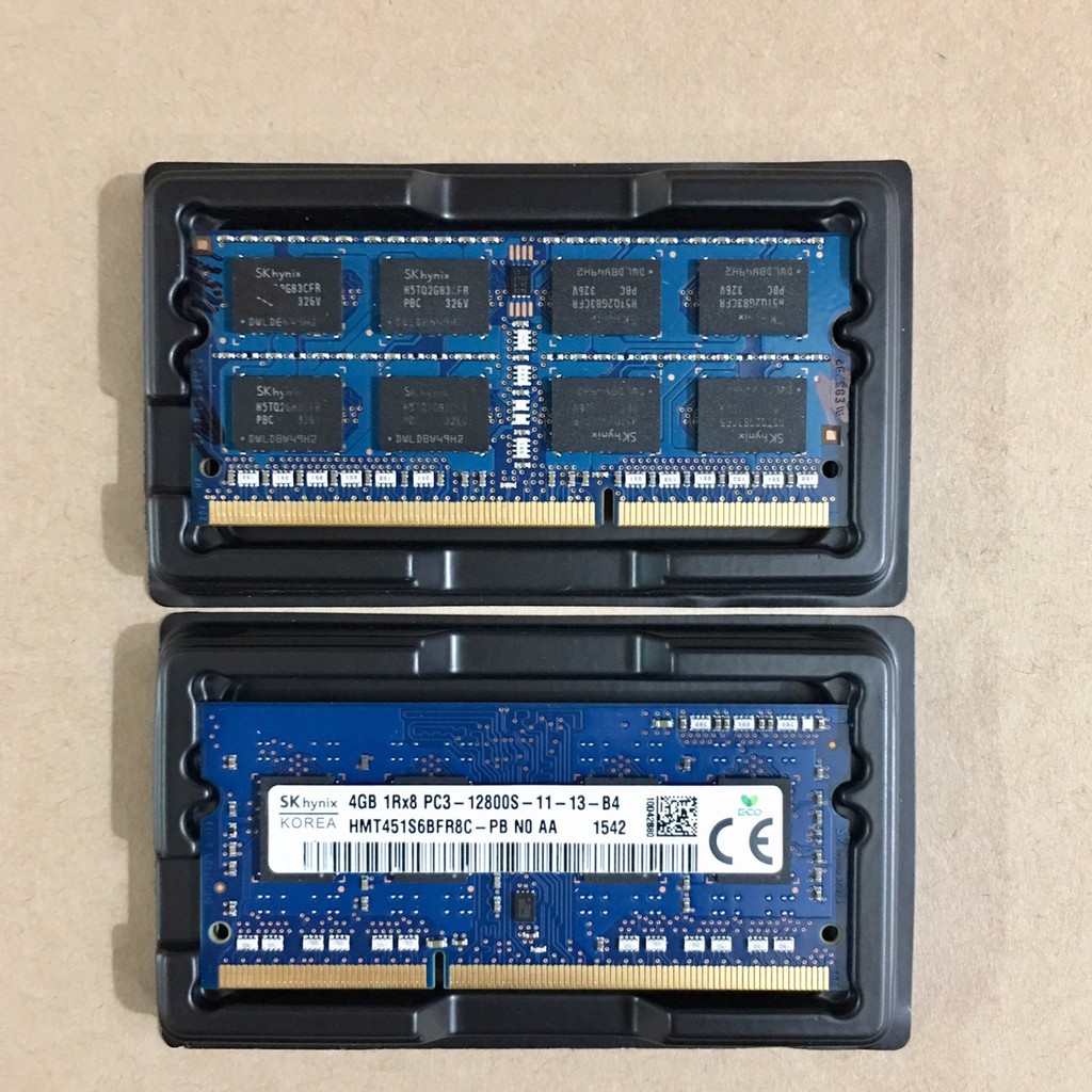 Ram laptop DDR3 DDR3L 8GB 4GB Bus 1600 Samsung / Hynix PC3-12800S