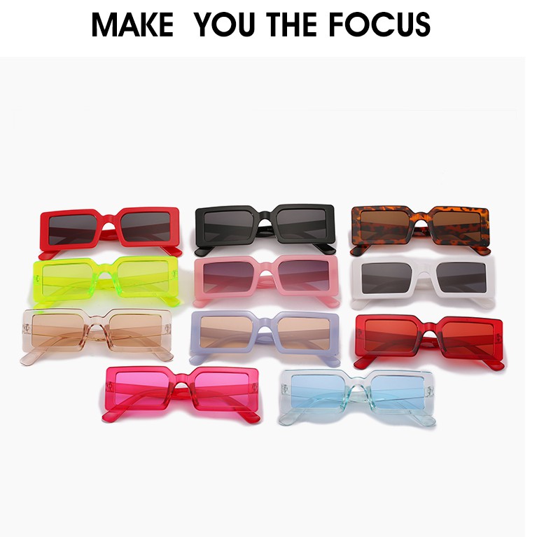 Kính mát gọng hình chữ nhật phong cách hàn quốc thời trang cho nữ