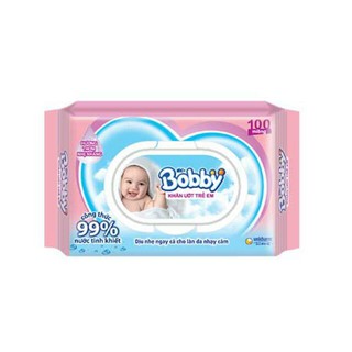 khăn ướt bobby 80 tờ/100 tờ