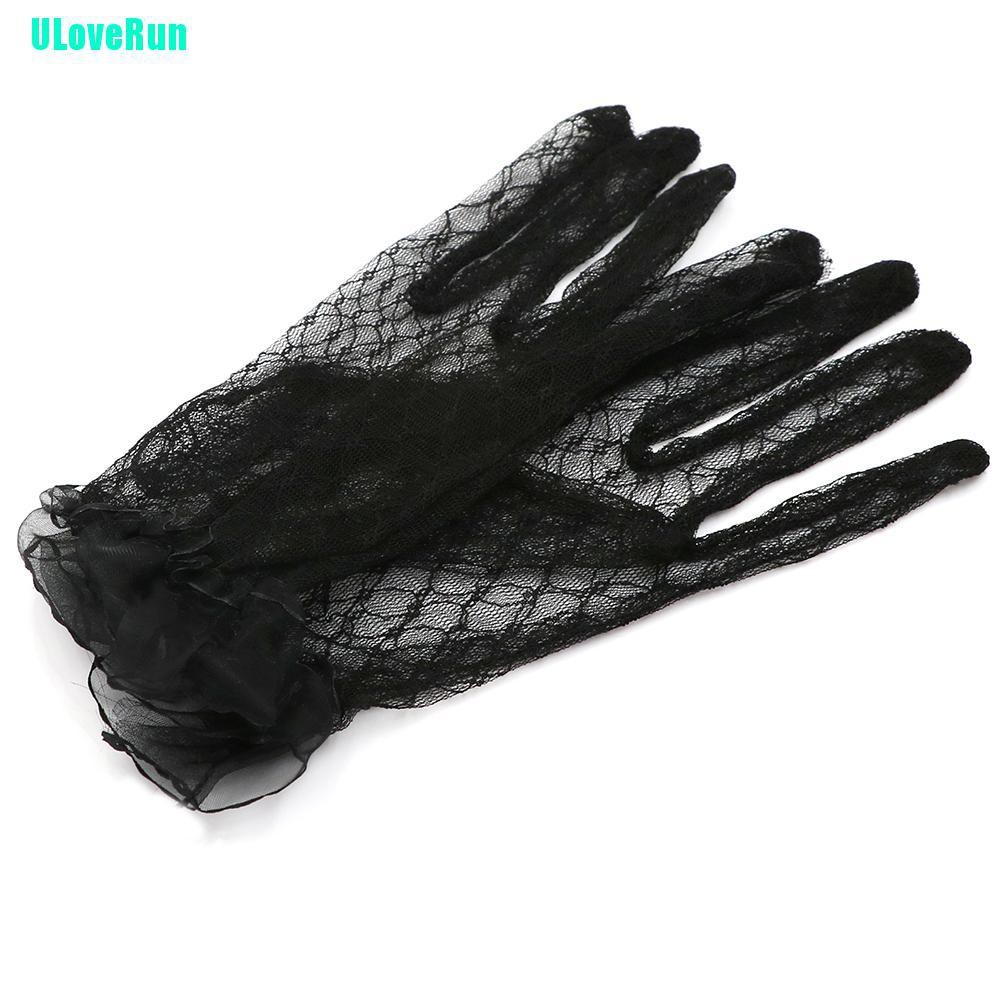 1 Đôi Găng Tay Ren Ngắn Gợi Cảm Dành Cho Cô Dâu