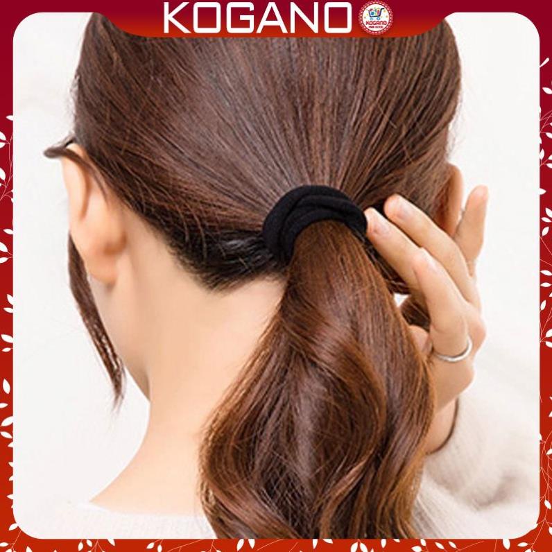 Chun buộc tóc KOGANO dây buộc tóc nỉ co giãn đơn giản xinh xắn cho mọi lứa tuổi FAH-001360