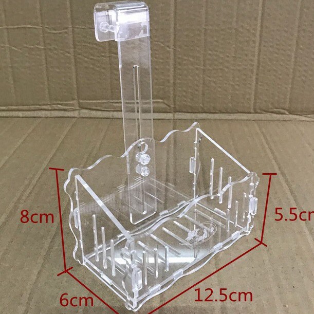 Khay mica trồng cây bể tép thủy sinh cá cảnh- Hộp đựng phân trồng cây siêu trong
