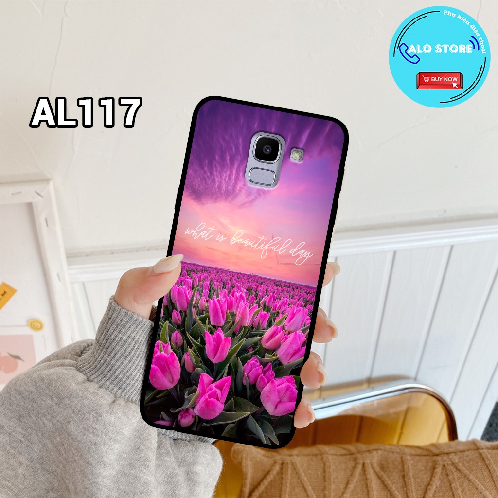 Ốp điện thoại SAMSUNG J6/ J6 PLUS - Ốp lưng Samsung in hình hoa vintage nữ tính,dễ thương