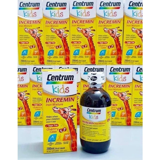 Centrum Kids cho trẻ biếng ăn, lọ 200ml