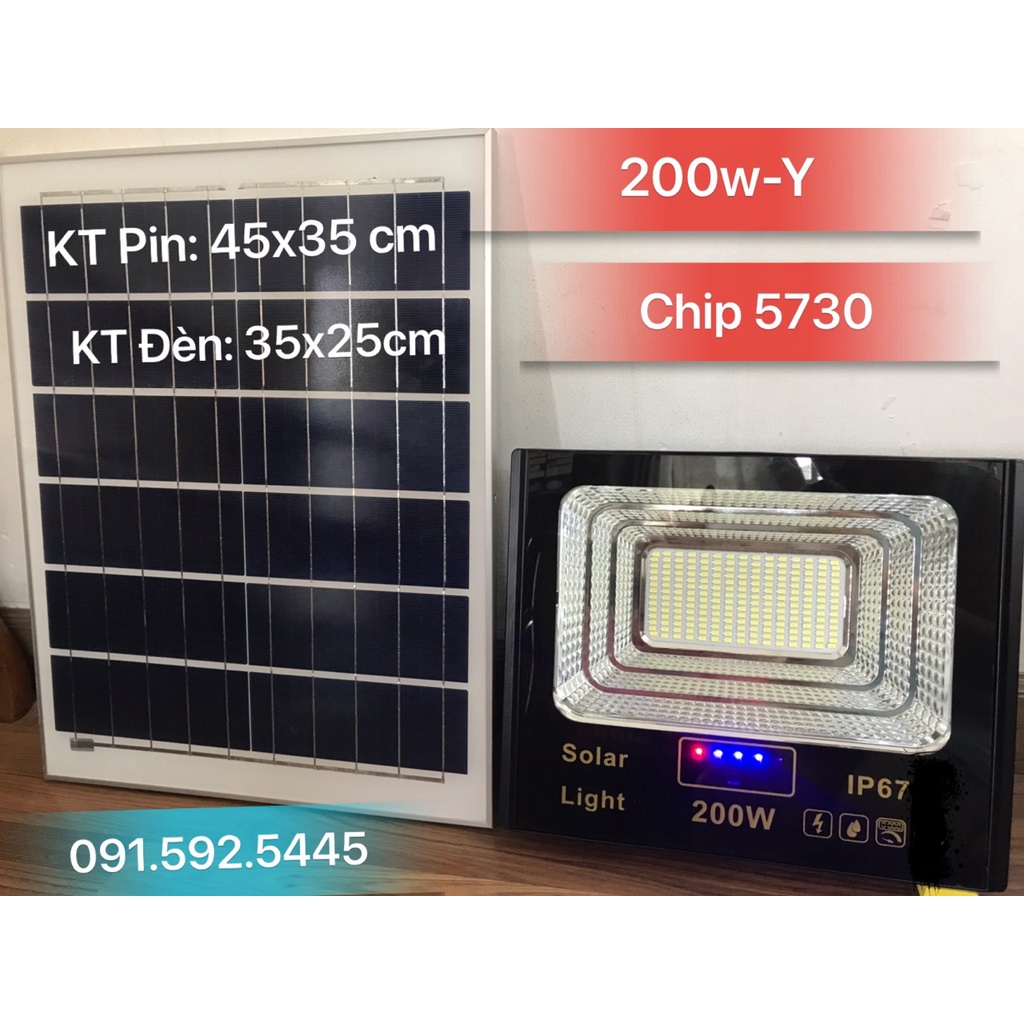 ●▫Đèn Pha Led Năng Lượng Mặt Trời 300w,400w,200w,100w. Vỏ Nhôm,IP67. Có Thêm Chế Độ Báo Sạc Pin.(Hình thực tế).