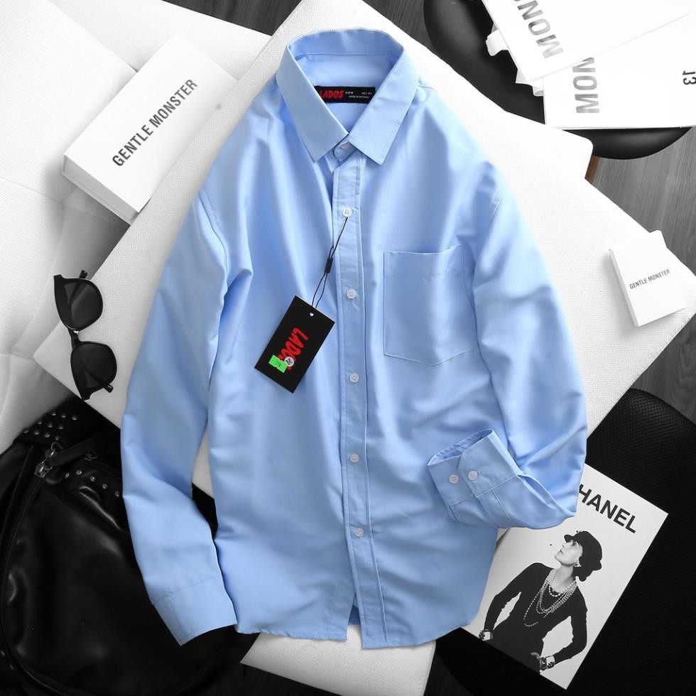 Áo sơ mi nam tay dài  trơn có túi  đủ màu 4U-778, vải lụa mềm, ít nhắn - hàng chính hãng [Hàng Cao Cấp] | BigBuy360 - bigbuy360.vn