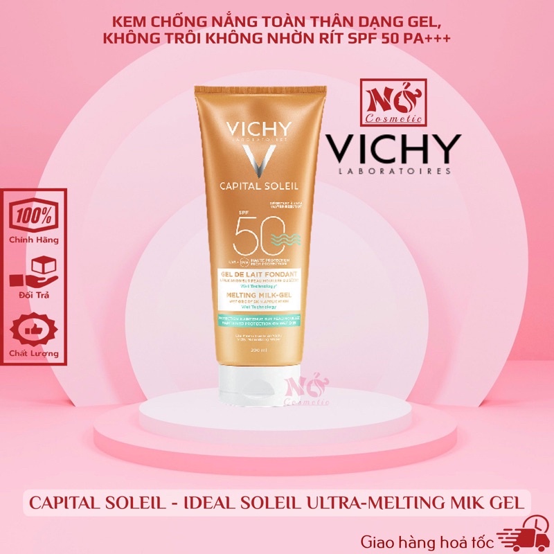 Kem Chống Nắng Vichy Ngăn Sạm Da, Giảm Thâm Nám SPF50 Ideal Soleil 3 In 1 Tinted Anti Dark Spot dạng gói 1.5ml