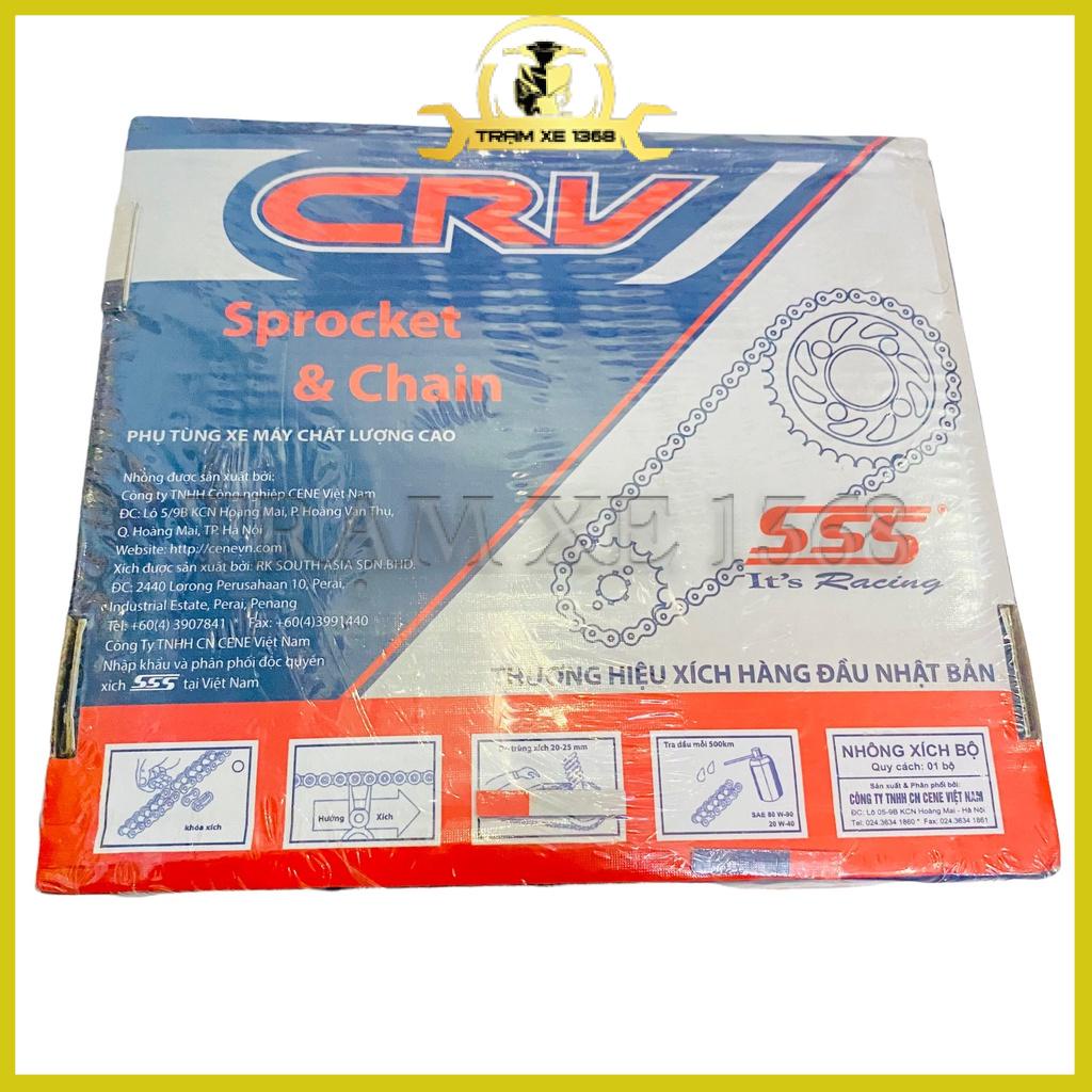 Bộ Nhông Sên Dĩa CRV xe Dream Wave Future Sirius Exciter Winner - Nhông xích SSS Nhật siêu bền