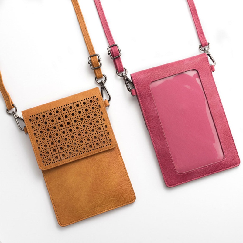 Túi Xách Da Mềm Có Thể Chạm Màn Hình Cảm Ứng Thời Trang Cho Nữ