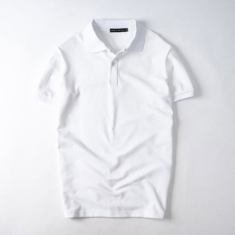 Áo Thun Nam POLO Trơn Vải Cá Sấu Cotton Cao Cấp Ngắn Tay Cực Sang Trọng Màu Sắc Thanh Lịch Chuẩn From