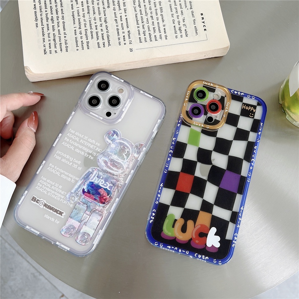 Ốp Điện Thoại Mềm Trong Suốt Hình Gấu Mèo Cho Samsung S22 Ultra S22 Plus S22 S21 FE S21 S30 Plus Ultra S20 FE Note20 Ultra