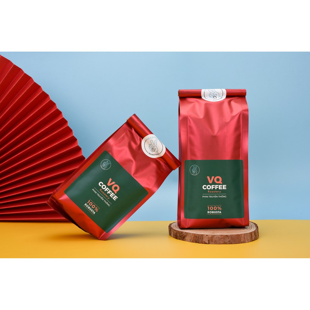 Cà Phê Robusta 100% Rang xay Nguyên Chất VQ - Gu Truyền Thống