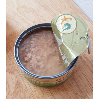 Cá ngừ xé nhỏ ngâm dầu (Skipjack tuna flake in soya oil) (140 gram/ lon)