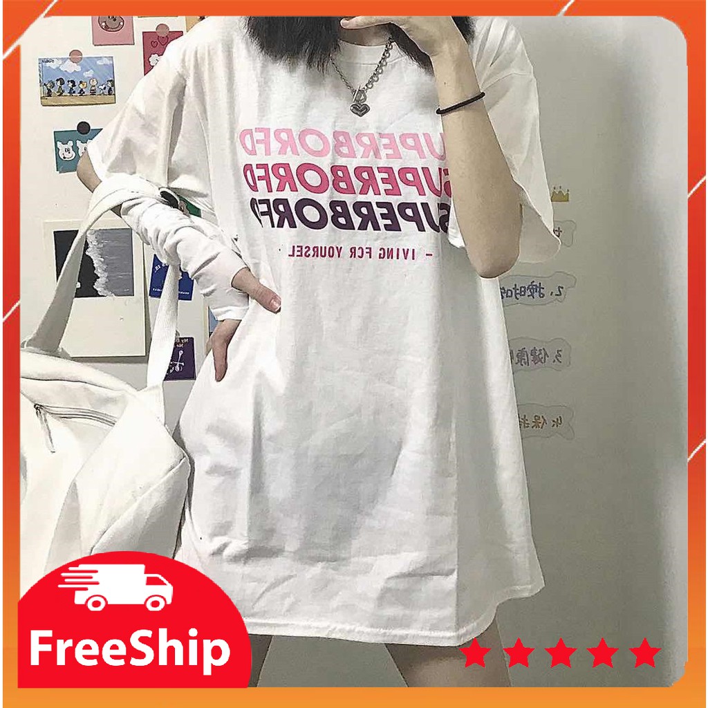 Áo thun nam nữ unisex tay lỡ A368 Pink, áo phông tay lỡ unisex form rộng oversize streetwear S10