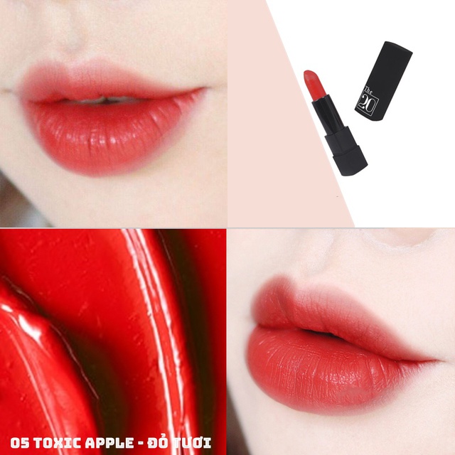 Son lì mềm The 20 Velvet Matte Lipstick