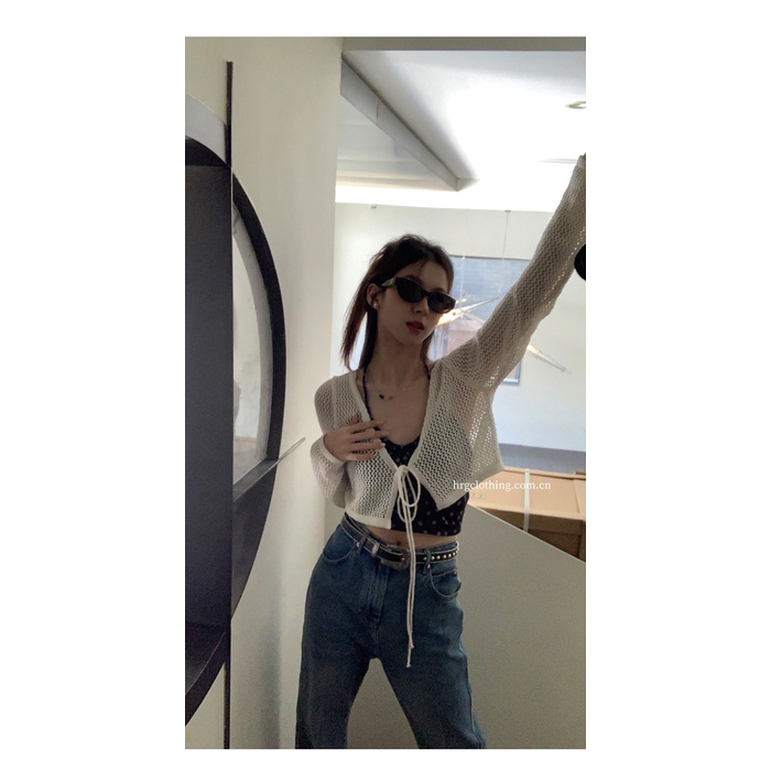 Áo Khoác Cardigan Mỏng Chống Nắng Thời Trang Mùa Hè Phong Cách Hàn Quốc Cho Nữ