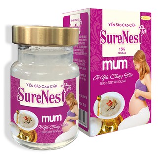 Yến sào Surenest đặc biệt dành cho bà bầu (hộp 6 hũ 70ml)