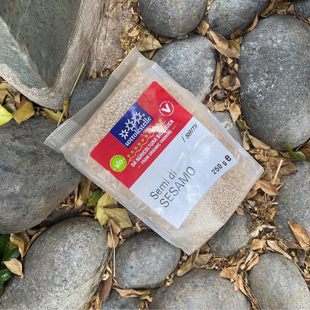 Hạt mè hữu cơ đã bóc vỏ Sotto 250g Organic Sesame