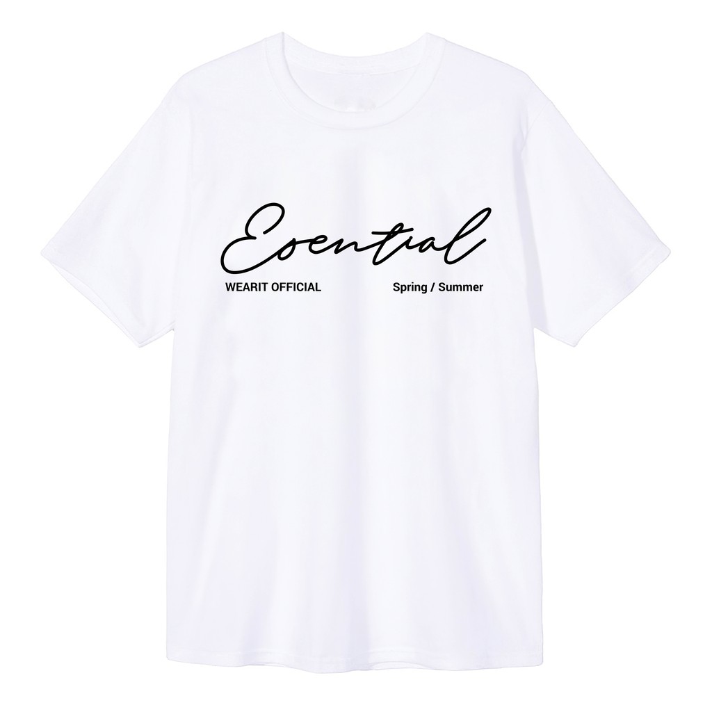 Áo thun tay lỡ WEARIT áo thun cotton 100%,phông form rộng kiểu dáng basic in chữ new tee án thun unisex nam nữ | BigBuy360 - bigbuy360.vn