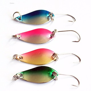 Bộ 4 Mồi Câu Cá Giả Bằng Sequin Cứng 5.3cm / 2.5g
