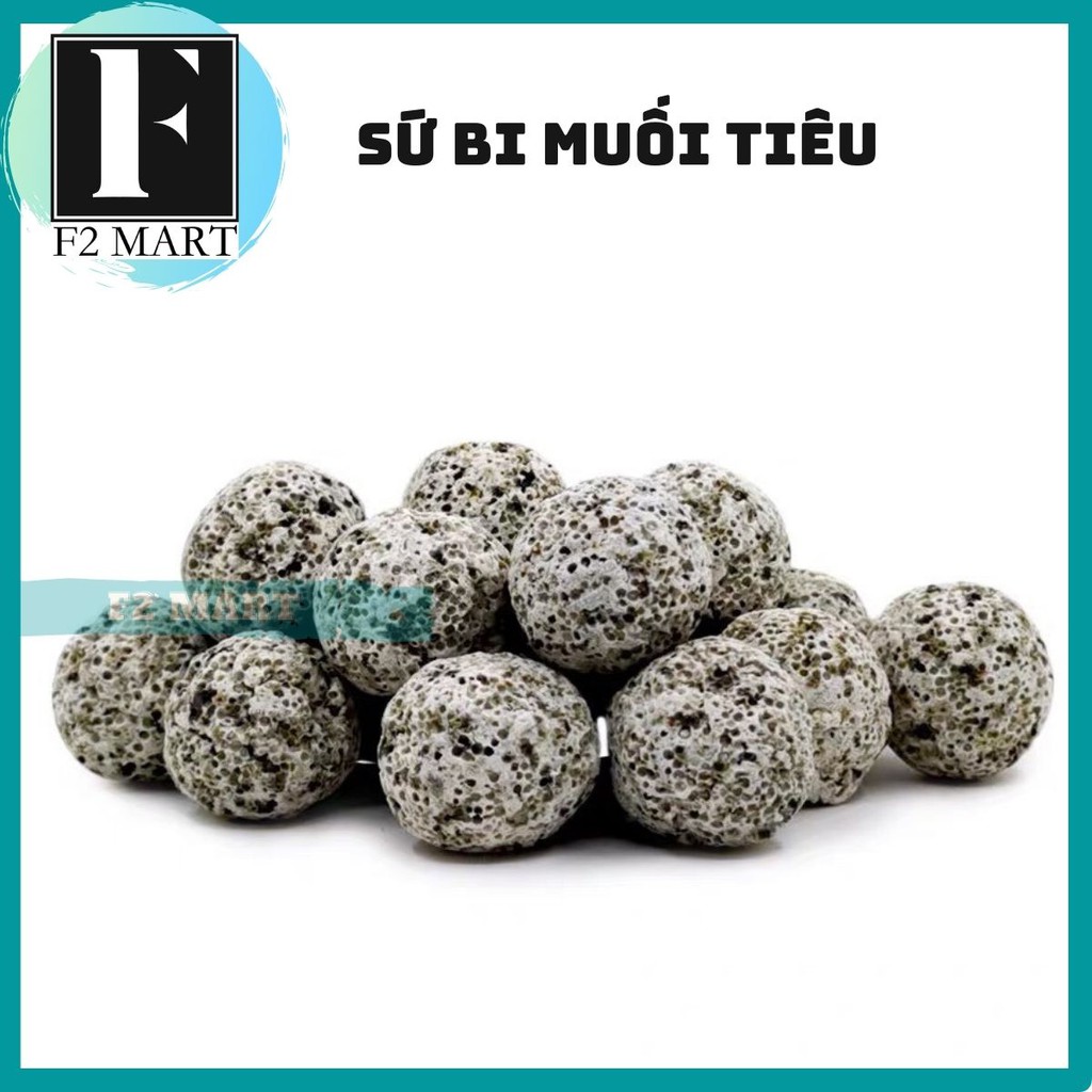 Vật Liệu Lọc Sứ Bi Muối Tiêu 100gr