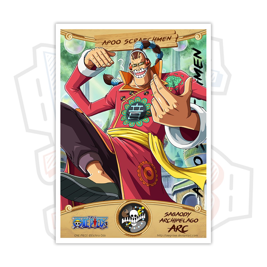 Poster Hình Apoo Scratchmen - One Piece