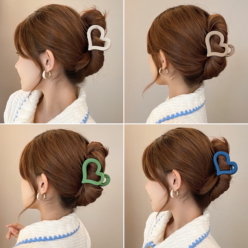 Kẹp tóc hình trái tim xinh xắn cho nữ