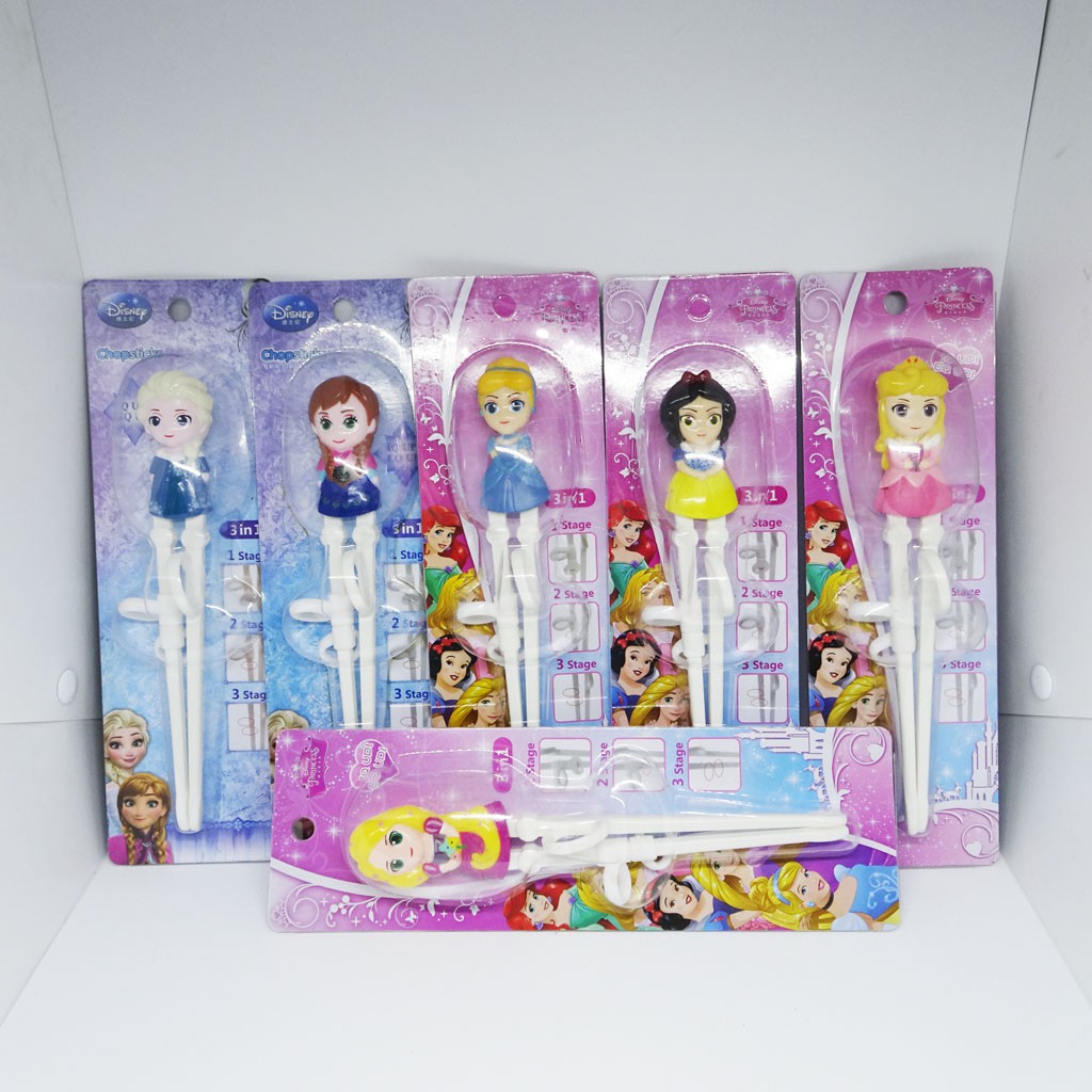 Đũa tập ăn cho bé 3D Disney Frozen - Công chúa Anna