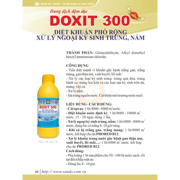 DIỆT KHUẨN DOXIT 300 [MUA 5 TẶNG 1][SANDO]