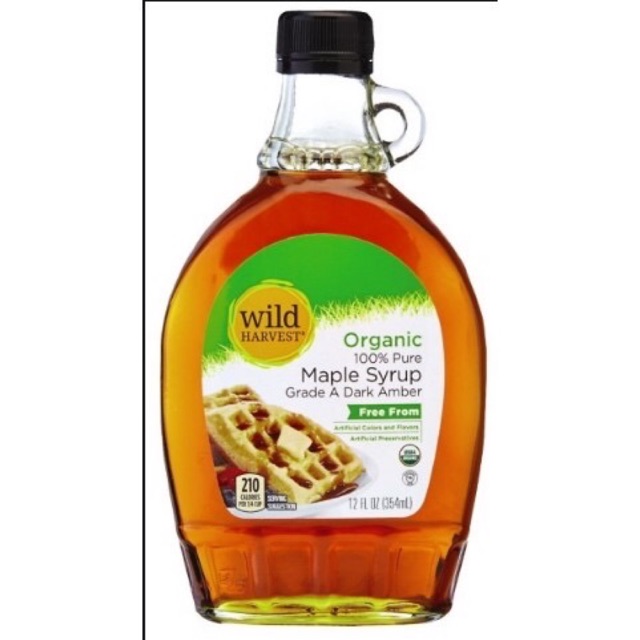 {MAPLE SYRUP] SIRO LÁ PHONG HỮU CƠ WILD HAVEST 354ml