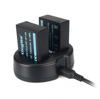 Sạc đôi và pin Kingma cho máy ảnh Fujifilm NP W126