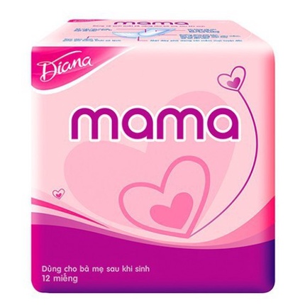 Băng vệ sinh cho mẹ Diana Mama 12 miếng date 2025