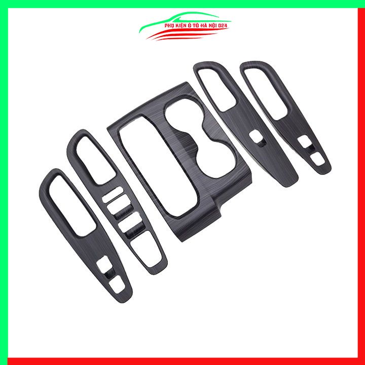 Ốp nội thất cho xe ô tô Santafe 2019 2020 Nhựa ABS vân đá bảo vệ chống trầy xước và làm đẹp xe