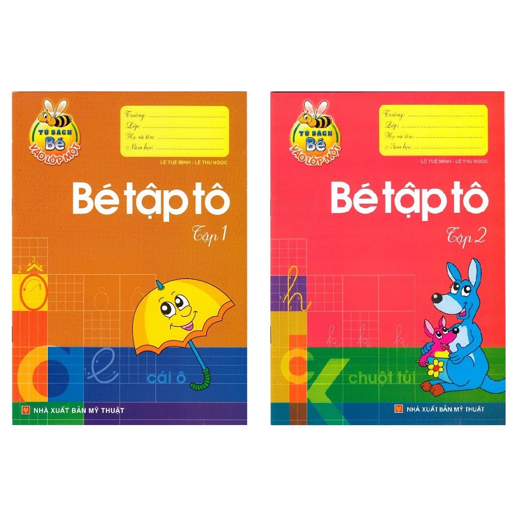 Sách - Combo Bé vào lớp 1 - Bé tập tô (2 tập)