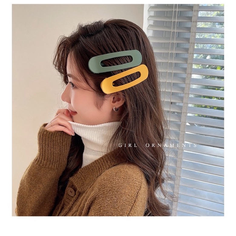Kẹp tóc mái -Hàn Quốc màu trơn cỡ lớn bản to cute xinh xắn 🎉 FREESHIP🎉 Cặp tóc mái -hot trend, phụ kiện tóc xinh PK181